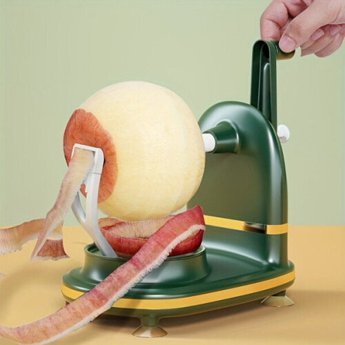 Automatic fruit peeler and slicer