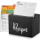 Witte houten receptenbox set 1