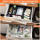 Set van 20 bureaulade-organizers, plastic opbergdozen 4