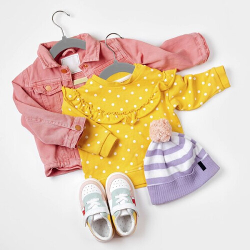 Children's velvet hangers 40 pcs. 1