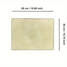 Tapis de cuisson en silicone avec mesures