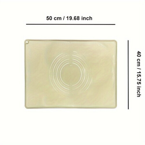 Tapis de cuisson en silicone avec mesures