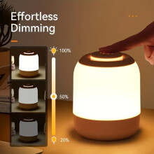 Lampe de nuit USB à luminosité réglable