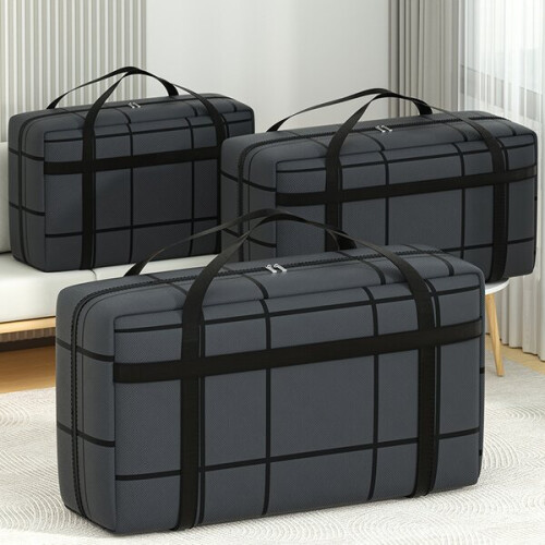 Large foldable storage bag with zipper 2