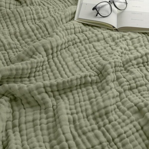 Couverture en mousseline de coton doux 1