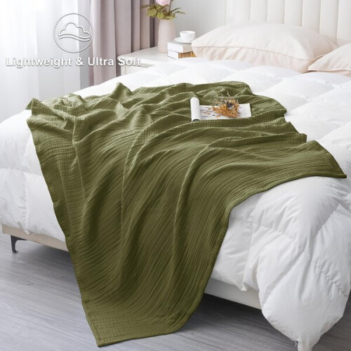 Couverture en mousseline de coton doux 2