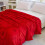Polyester-Strickdecke mit Blumenmuster 5