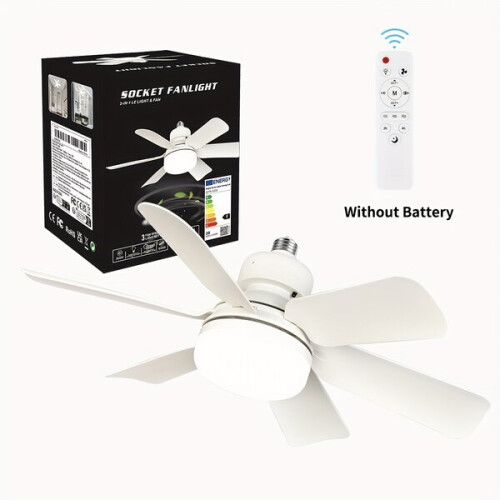 Ventilador de techo con luz