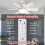 Ventilador de techo con luz 5