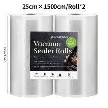 Sacchetti sottovuoto per alimenti da cucina - Rotoli per conservazione Sous Vide (