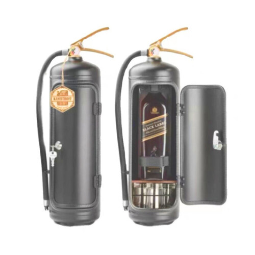 Whiskey fire extinguisher box