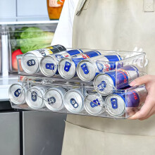 Aufbewahrungsbox für Getränke im Kühlschrank, für Bier- und Coladosen.