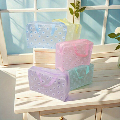 Lot de 5 sacs à fermeture éclair imperméables mats de couleur 2
