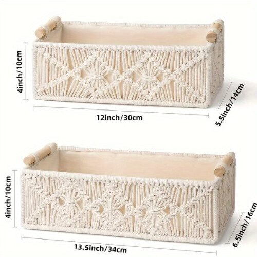 Kotitekoinen boho-tyylinen pajukassi