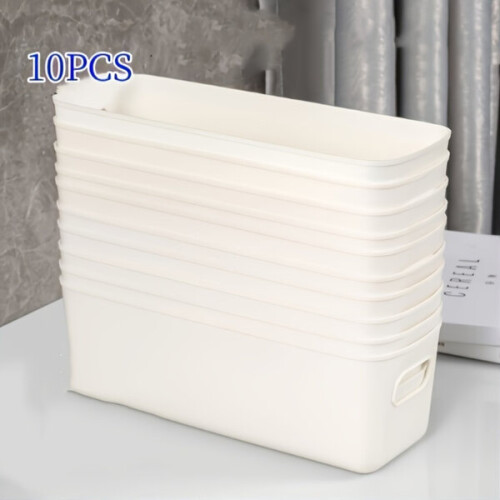 JIUIQI-QF 10 sturdy plastic boxes with handles