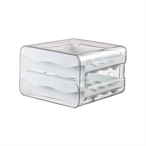 Kühlschrank-Eierkarton, zweilagiger Schubladentyp.
