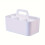 Plastic storage box with handle, 5 compartments. 1