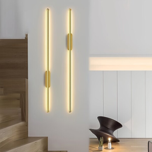 Lot de 2 appliques murales LED style rustique