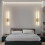 Lot de 2 appliques murales LED style rustique 4
