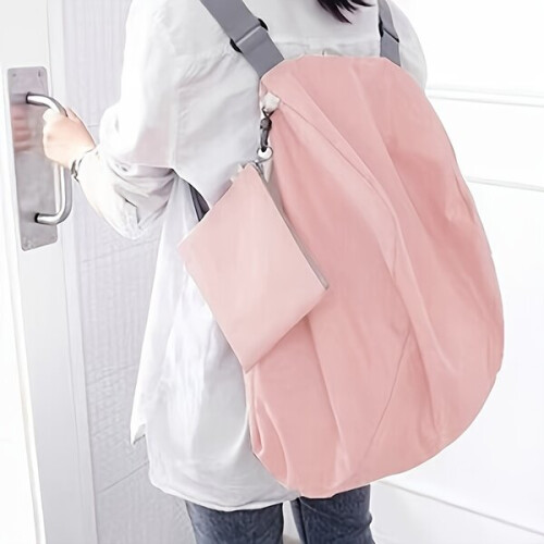Sac bandoulière pliable universel avec mini-étui.