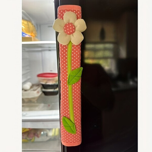 1 pair/2 pcs fabric refrigerator handle covers 2