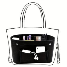 Pochette intérieure pour sac à main de tous les jours, avec de nombreuses poches.