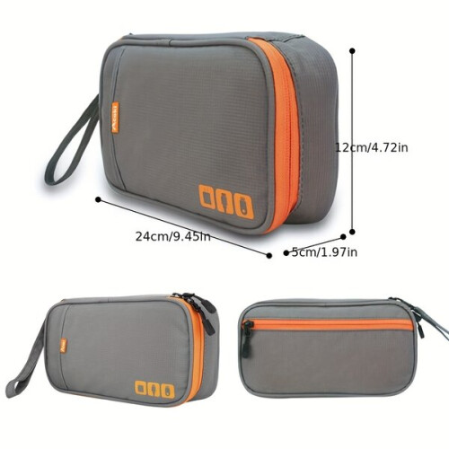 Portable Electronic Accessories Organizer Travel Case. 2