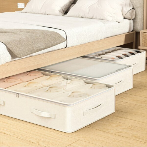 Large Capacity Under Bed Storage Bag With Clear Window 2