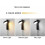 Appliques murales, applique murale LED à trois couleurs sélectionnables 4