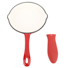 Antihaft-Bratpfanne aus Gusseisen, 20 cm / 7,9 Zoll, emailliert, für die Küche