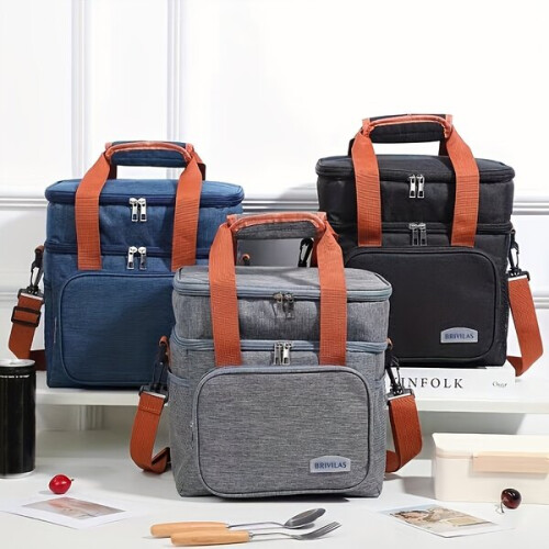 Isolierte, doppellagige Lunchtasche 1