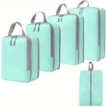 4-delige 5-delige compressie reiskleding organizer set