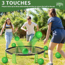 Deze nieuwe strandballenset bevat de populaire opvouwbare