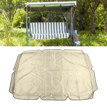Wasserdichtes Schaukeldach für den Außenbereich, 210D Oxford-Gewebe, Sand