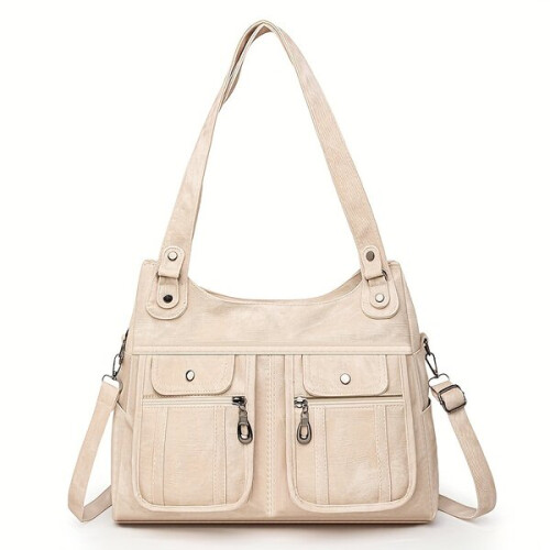 Vintage dameshandtas met twee vakken