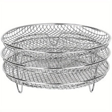 Mehrstufiger Grill für Fritteusen, Edelstahl