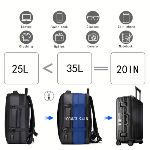 Sac à dos de voyage extensible 1