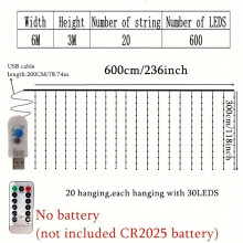 Ghirlande LED con telecomando