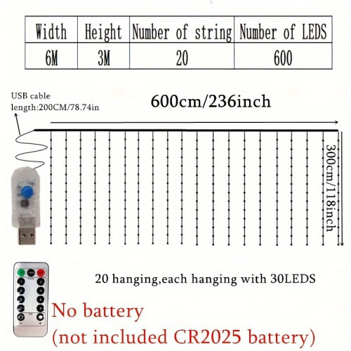 Ghirlande LED con telecomando
