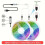 Striscia LED RGB con USB 1