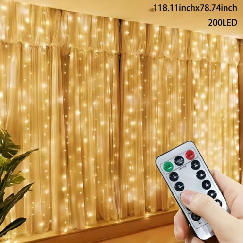 Guirlande de rideaux LED USB
