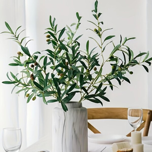 Artificial olive tree LED garland