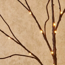 Décoration lumineuse LED en forme de brindilles