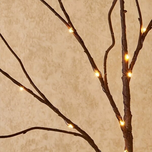 Décoration lumineuse LED en forme de brindilles