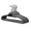Antislip kledinghangers van fluweel. 1
