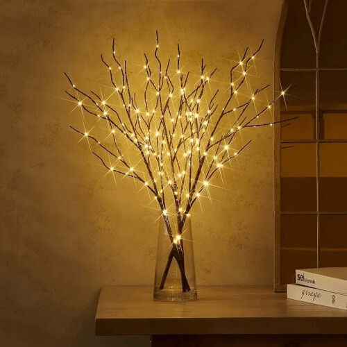 Décoration lumineuse LED en forme de brindilles 2