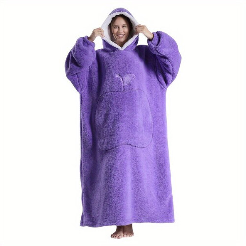 Coperta indossabile in stile francese con cappuccio