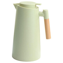 Bouteille isotherme de 1 L, thermos en verre, cafetière à double paroi sous vide