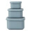 Silicone lunch box 10.2/8.4/6.4 CM square, m 1