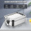 Bento-Box aus Edelstahl, 850 ml 1